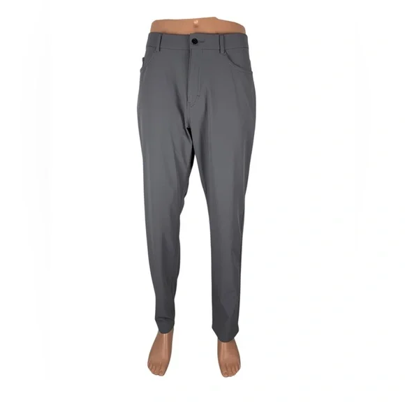 Kjus Mens 35 X 32 Pants Gray Regular Tailored Fit Stretch Golf Casual EUC
